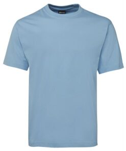 Unisex 100% Cotton Classic T shirt(Light Blue