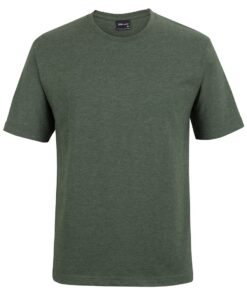 Unisex 100% Cotton Classic T shirt(Army Marle