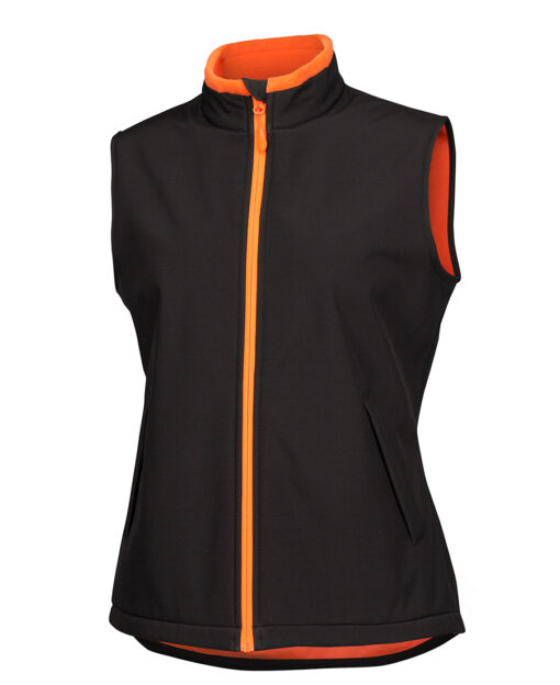 Ladies Three Layer Softshell Vest