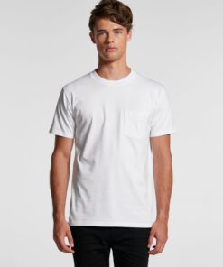 Mens Crew neck Classic Pocket Tee