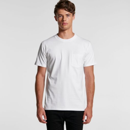 Mens Crew neck Classic Pocket Tee