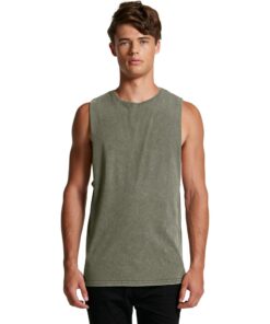 Mens Stone Wash Barnard Tank