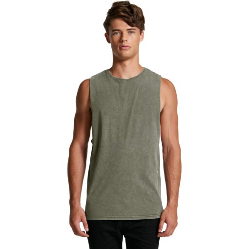 Mens Stone Wash Barnard Tank