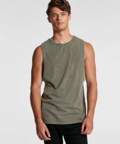 Mens Stone Wash Barnard Tank