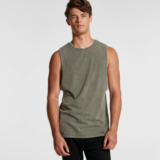 Mens Stone Wash Barnard Tank