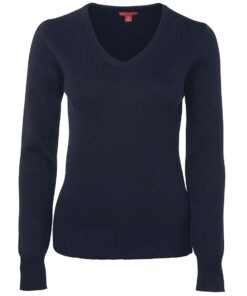 Ladies Wool Knitted Jumper(Navy