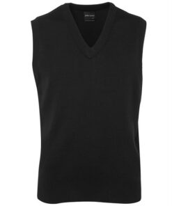 Mens Wool Knitted Vest(Black