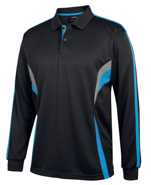 Mne's Podium Long Sleeve Cool Polo