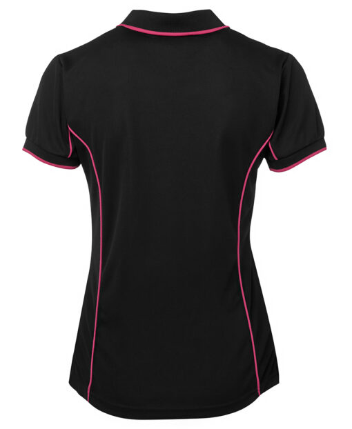 Ladies Podium Short Sleeve Piping Polo