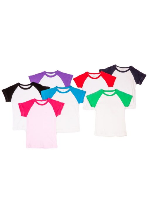 Babies 100% organic cotton Raglan Tee