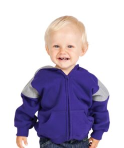 Kids Shoulder Contrast Panel Hoodies