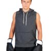 Men's Heather Sleeveless Hoodies