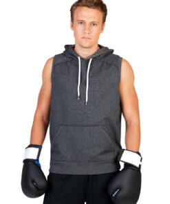 Men's Heather Sleeveless Hoodies