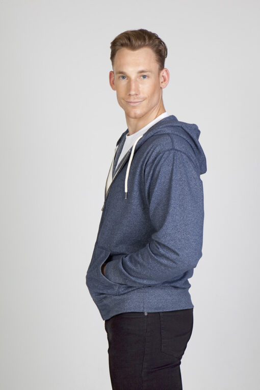 Men's Heather Zip Hoodie