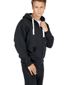 Men's Brushed Heavy Zip Fleece Hoodie