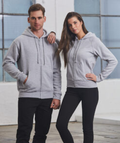 Men's DOUBLE BAY Full Zip Fleecy Hoodie