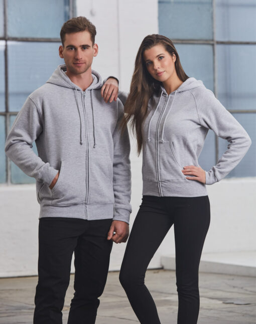 Men's DOUBLE BAY Full Zip Fleecy Hoodie