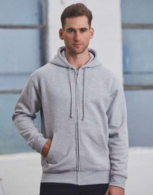 Men's DOUBLE BAY Full Zip Fleecy Hoodie