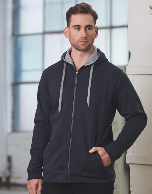 Men's PURSUIT Contrast Bonded Fleece Hoodie