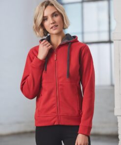 Ladies' PURSUIT Contrast Bonded Fleece Hoodie