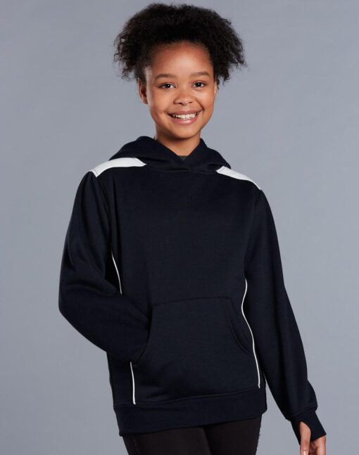 Kids' CROXTON Kangaroo Pocket Contrast Hoodie