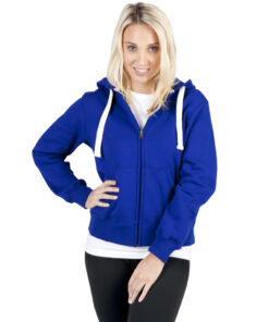 Ladies Junior Heavy Zip Fleece Hoodie