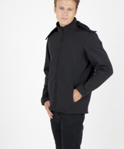 Men's Soft Shell Hooded Jacket