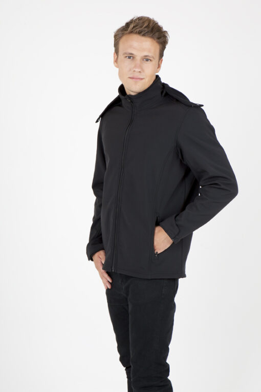 Men's Soft Shell Hooded Jacket