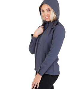 Ladies Soft Shell Hooded Jacket