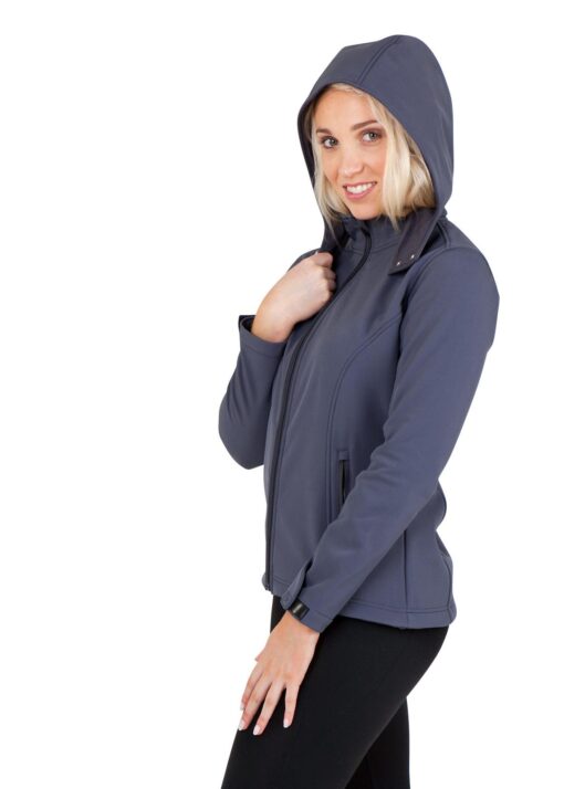 Ladies Soft Shell Hooded Jacket