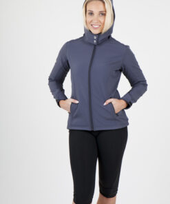 Ladies Soft Shell Hooded Jacket