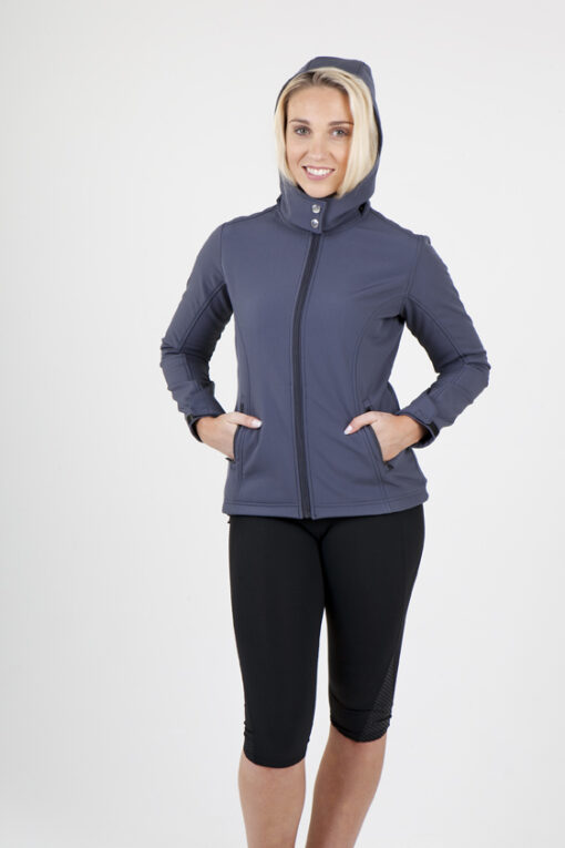 Ladies Soft Shell Hooded Jacket