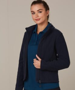 Ladies Bonded Polar Fleece Fitted Jacket