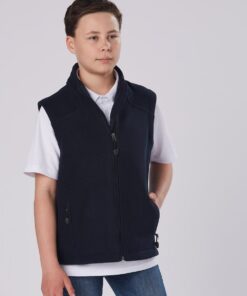 Kids' Diamond Bonded Polar Fleece Vest