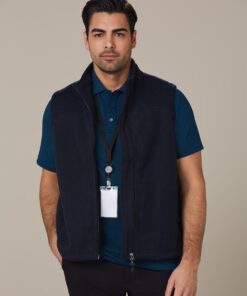 Man's Diamond Bonded Polar Fleece Vest