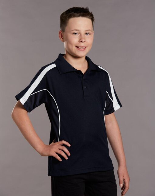 Kids TrueDry Fashion Short Sleeve Polo