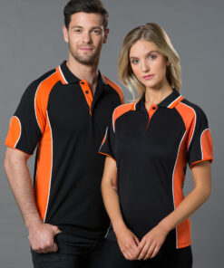 Ladies ALLIANCE Cooldry Contrast Polo With Sleeve Panel