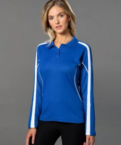 Ladies LEGEND PLUS Truedry Long Sleeve Polo