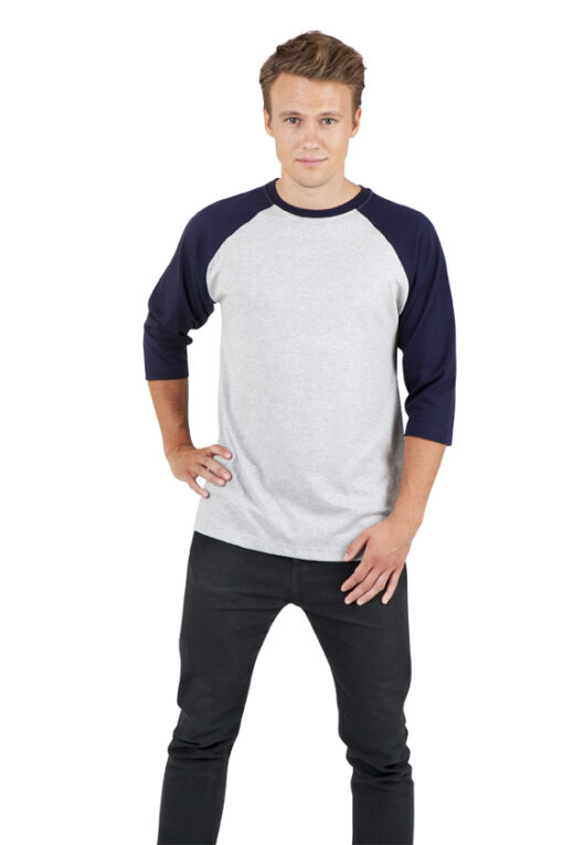 Men'S 3/4 Sleeve Raglan Tees