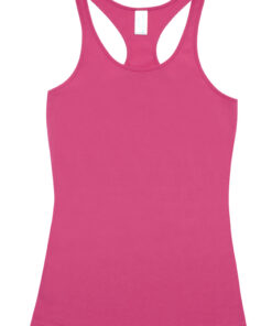 Kids' T-Back Singlet(Hot Pink