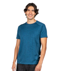 Men's 100% Polyester marl Tee