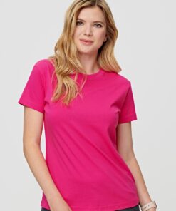 Ladies' Cotton Semi Fitted Tee Shirts