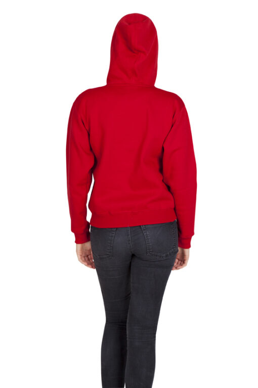 Ladies Juniors kangaroo pocket Zip Hoodies