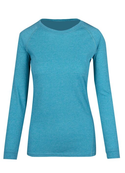 Ladies Heather Long Sleeve T shirt