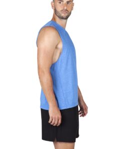 Mens Heather Sleeveless Tee