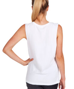 Ladies 100% Combed Cotton Sleeveless Tee