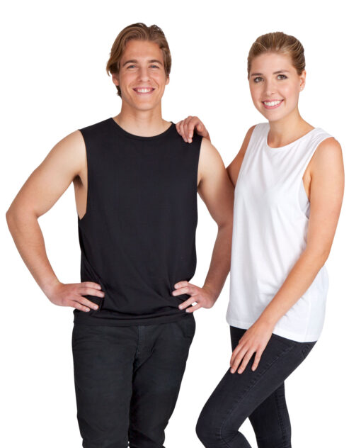 Mens 100% Combed Cotton Sleeveless Tee