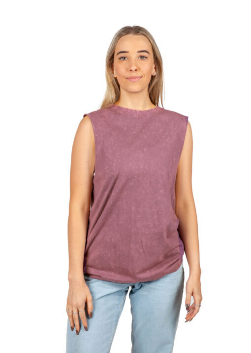 Ladies' Stone Wash Tank