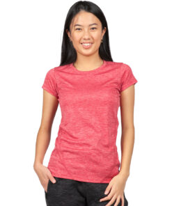 Ladies' 100% Polyester marl Tee