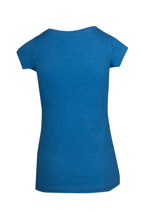 Ladies Marl Scoop Neck T-Shirt